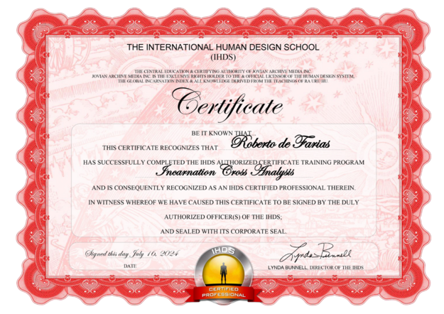 Certificado IHDS — Analista de Cruz de Encarnación